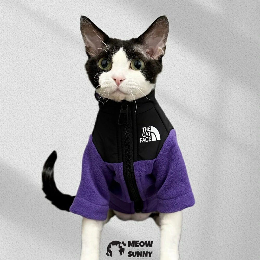 Polar Fleece Hairless Cat Sweater Winter Sphynx German Clothes