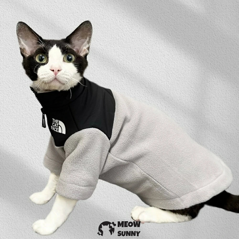 Polar Fleece Hairless Cat Sweater Winter Sphynx German Clothes