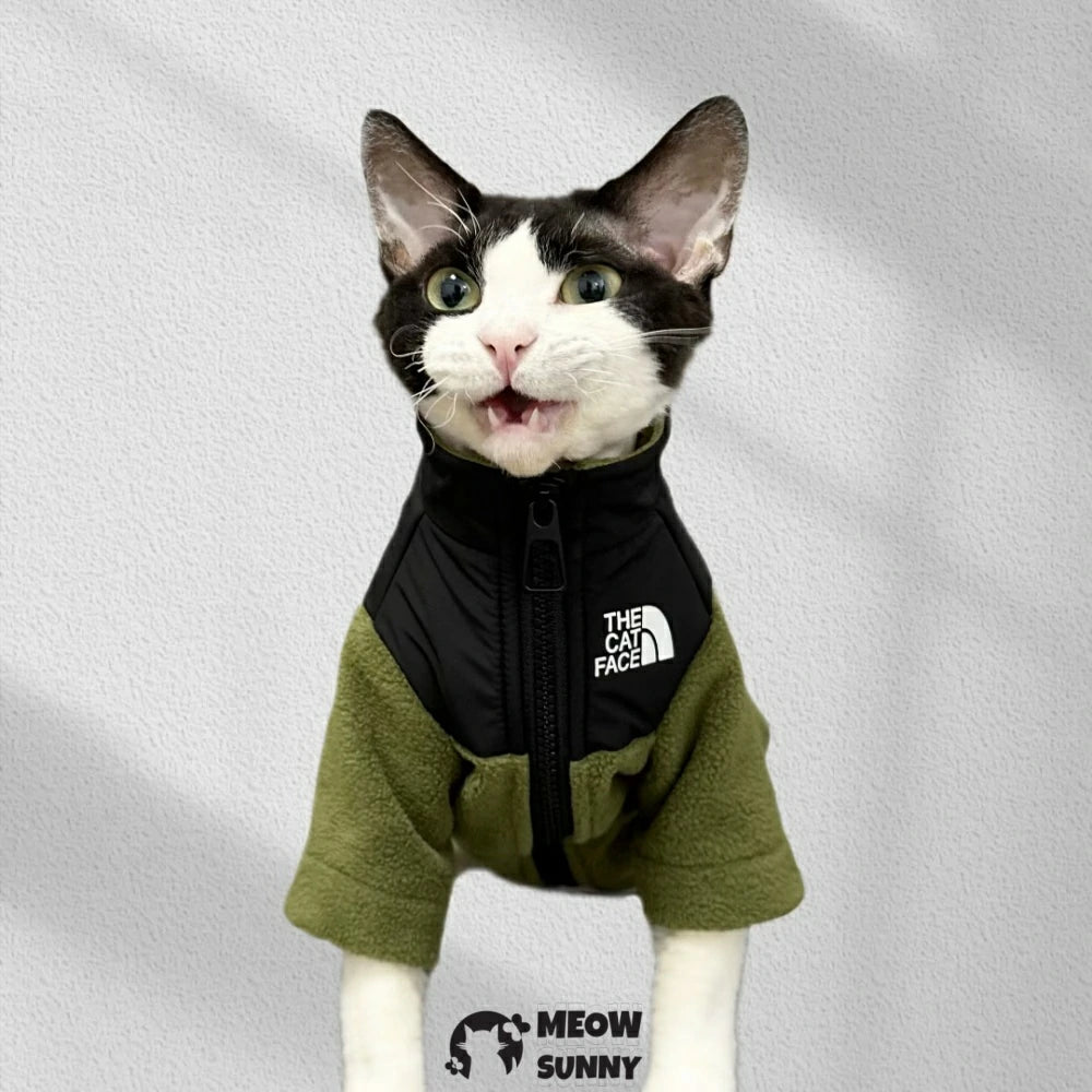 Polar Fleece Hairless Cat Sweater Winter Sphynx German Clothes