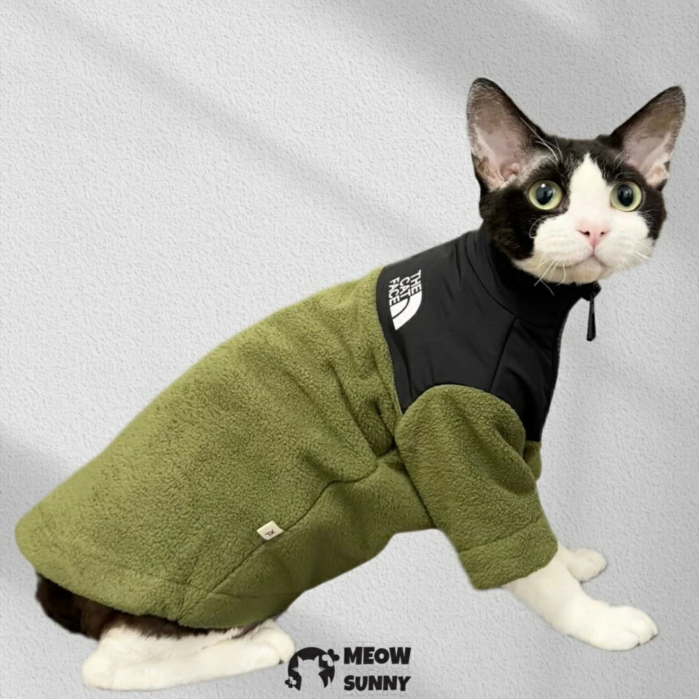 Polar Fleece Hairless Cat Sweater Winter Sphynx German Clothes