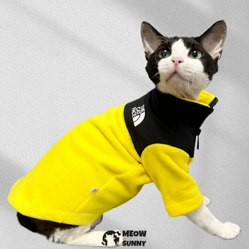 Polar Fleece Hairless Cat Sweater Winter Sphynx German Clothes