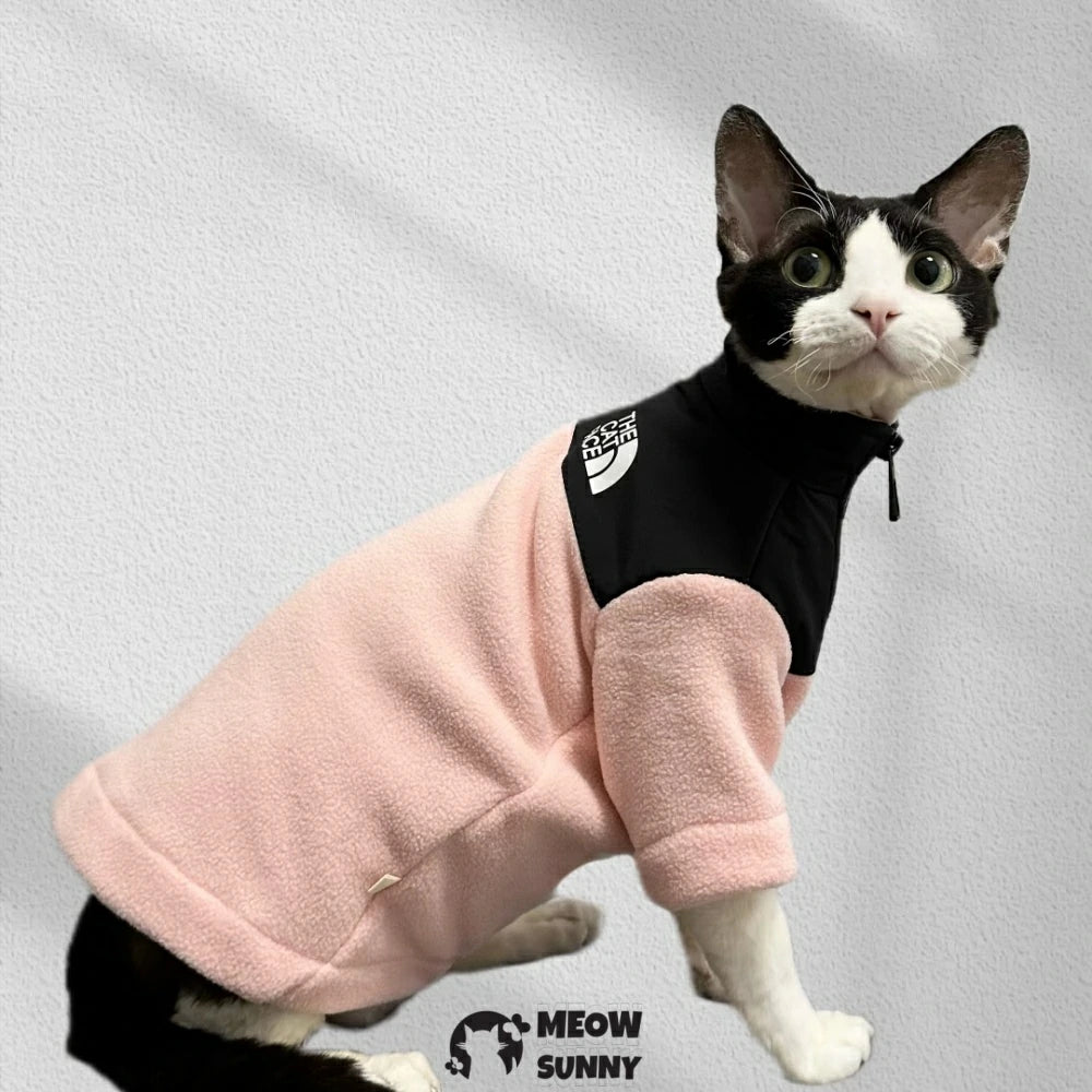 Polar Fleece Hairless Cat Sweater Winter Sphynx German Clothes