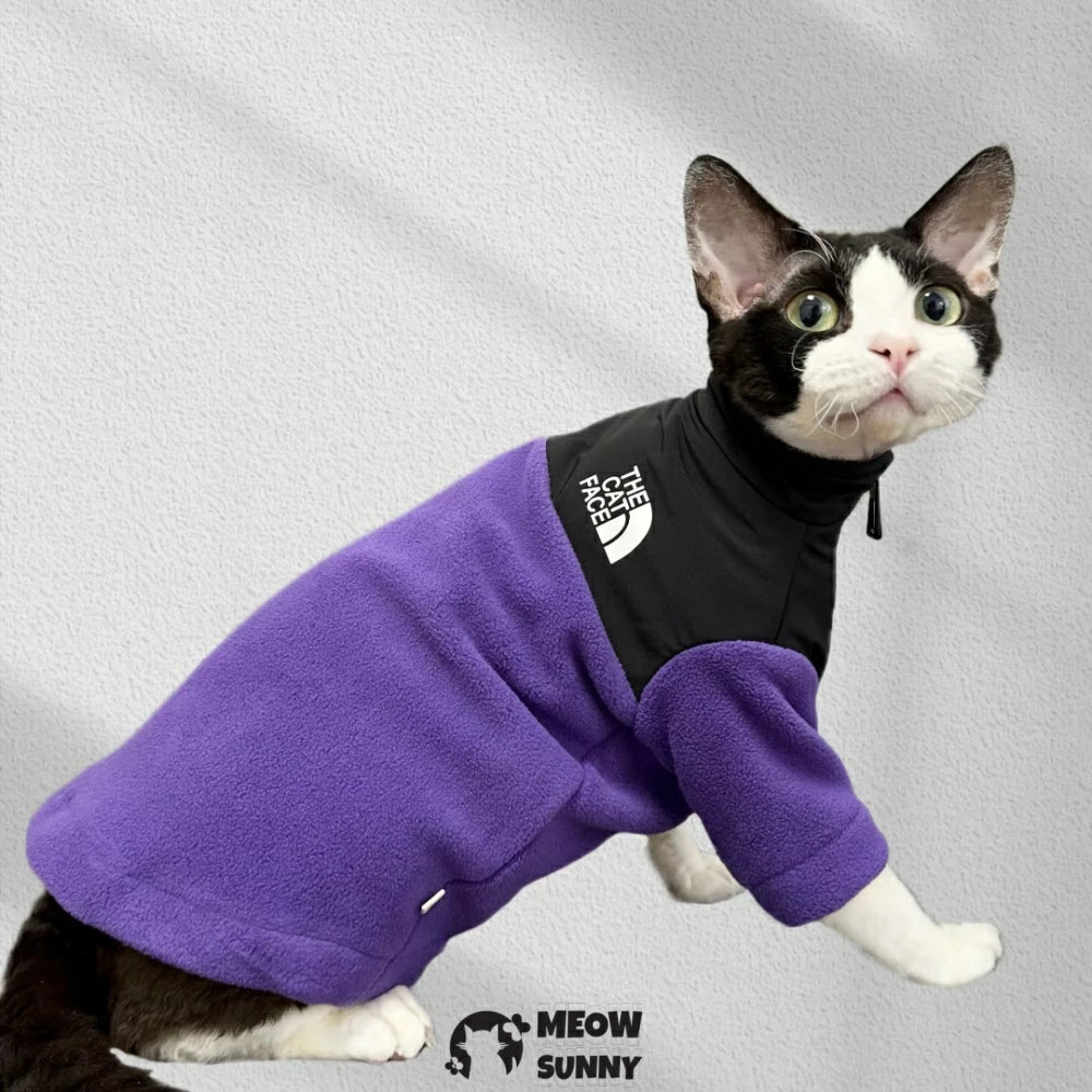 Polar Fleece Hairless Cat Sweater Winter Sphynx German Clothes