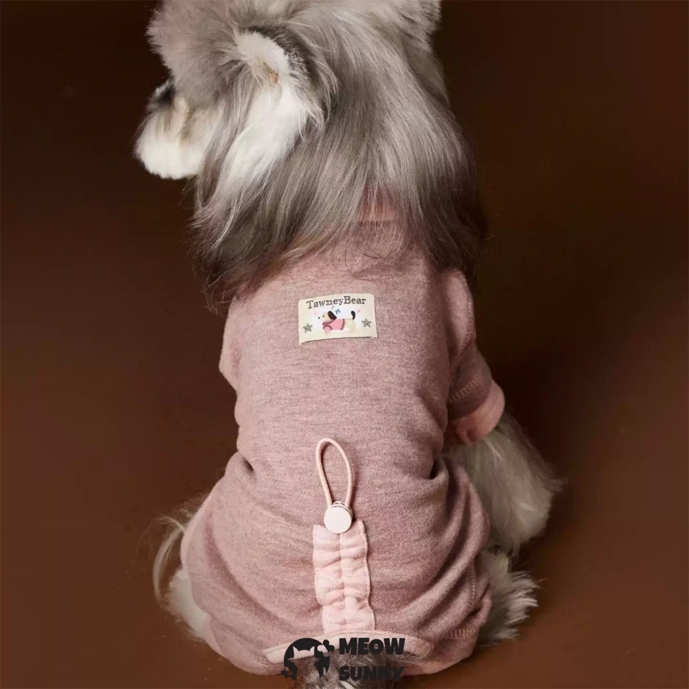Puppy clothes four-legged clothes with a base shirt underneath