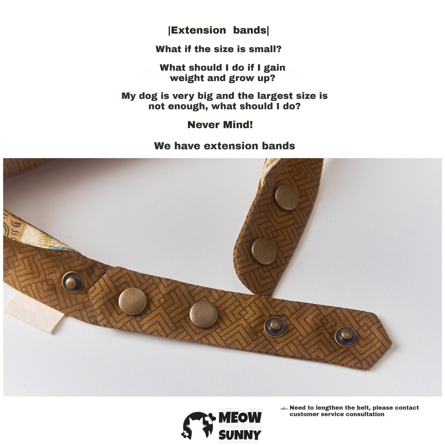 Cute Bowknot Cat & Dog Collar ,Lengthened Customization
