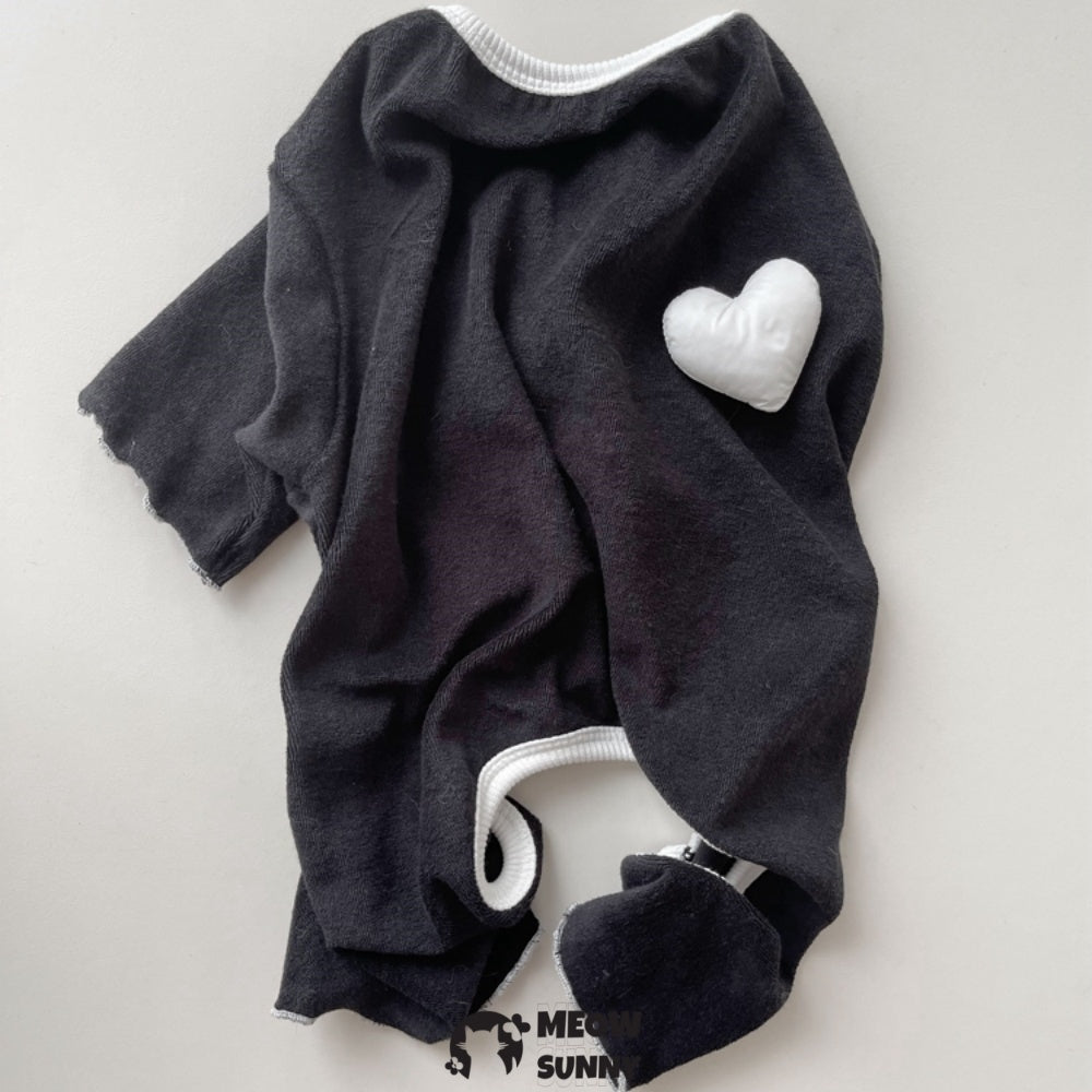 Cozy Pet Jammies Breathable Solid Color Jumpsuit for Small Dogs