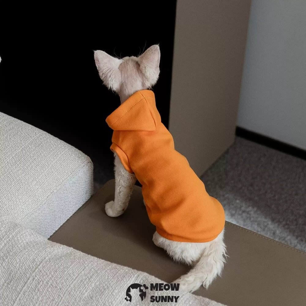 Sphynx Cat Apparel Kitty Hoodie Autumn and Winter Hairless Cat Clothes