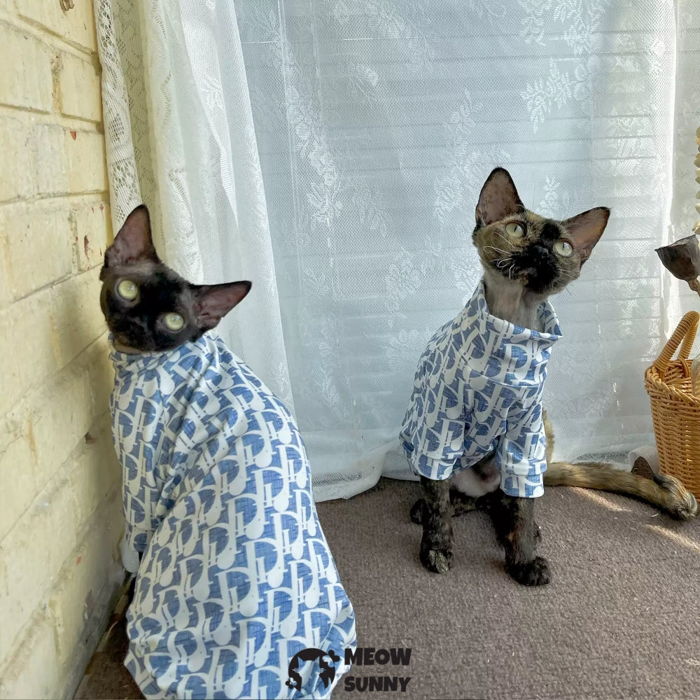 Sphynx Cat Clothes: Soft Hairless Shirt With Sleeves, Stretchy Sweater