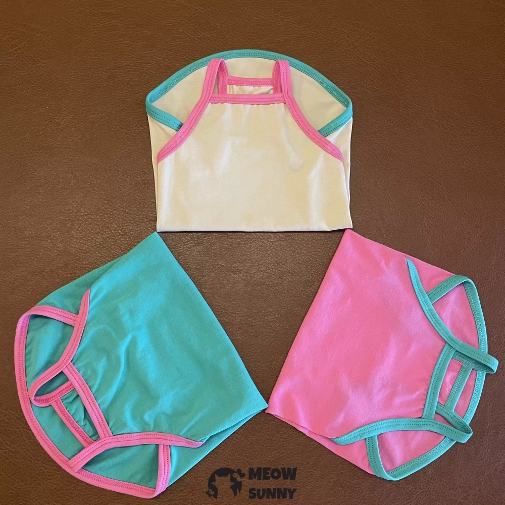 Sphynx Cat Shirt, Breathable Stretchy Cat Summer Colorful solid Vest