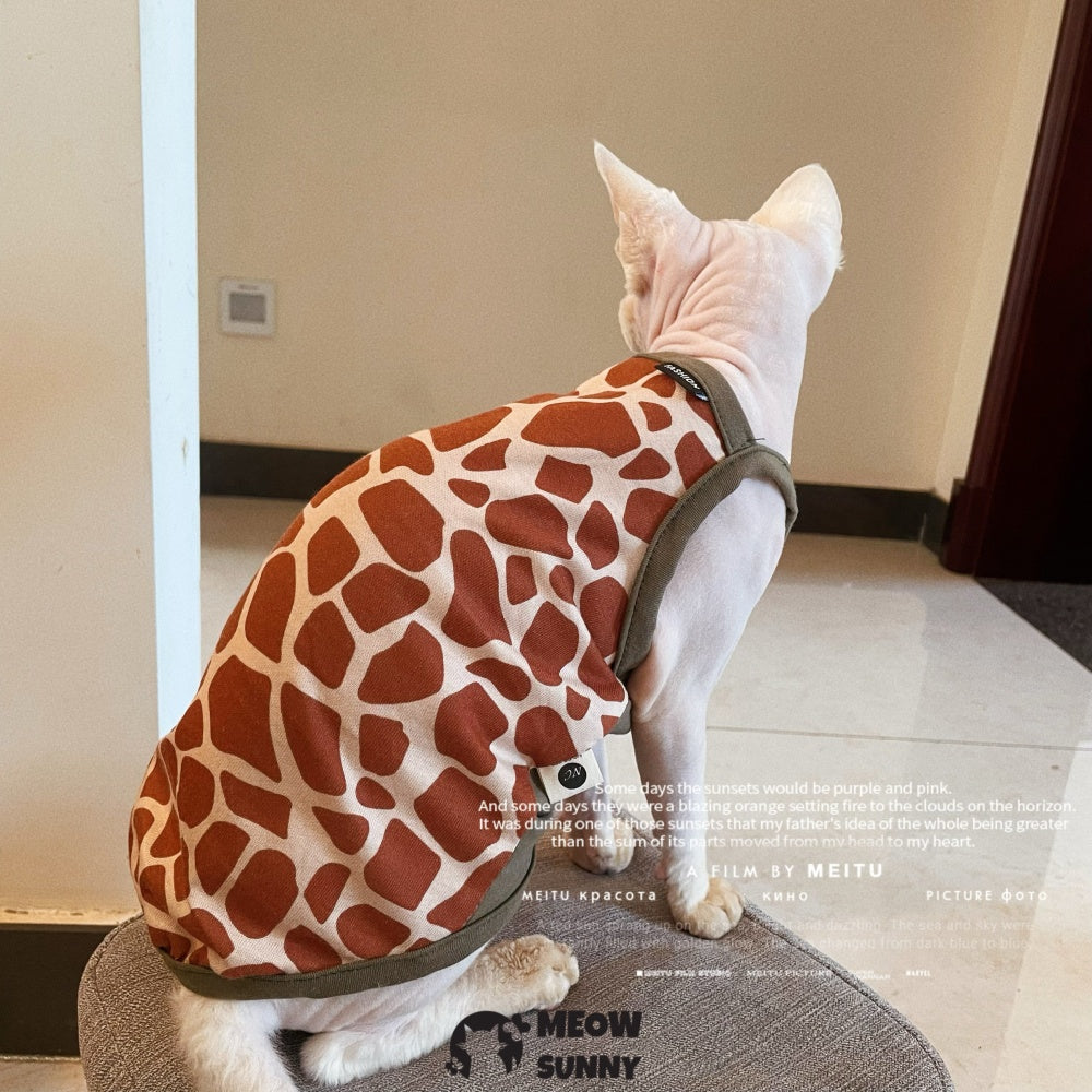 Sphynx Cat Vest - Stylish, Trendy, Cute Redbook Pet Clothing