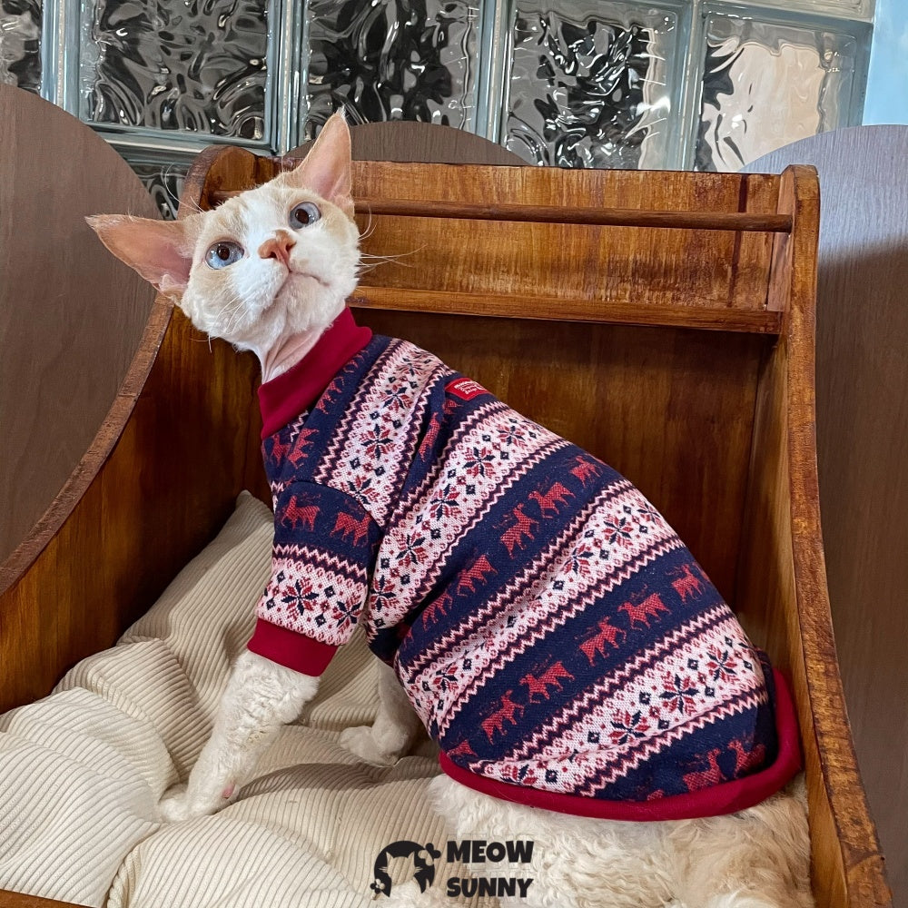 Sphynx Double-Sided Fleece Clothes, Soft Warm Winter