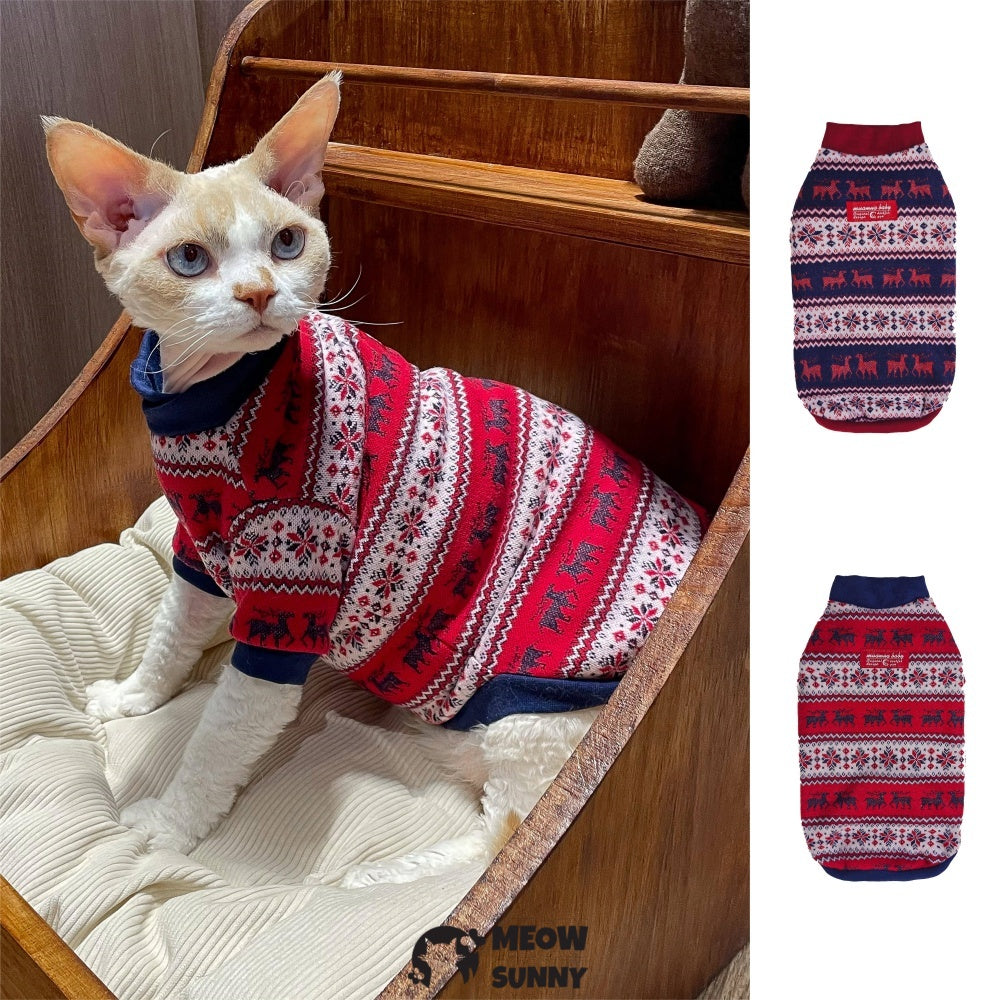 Sphynx Double-Sided Fleece Clothes, Soft Warm Winter