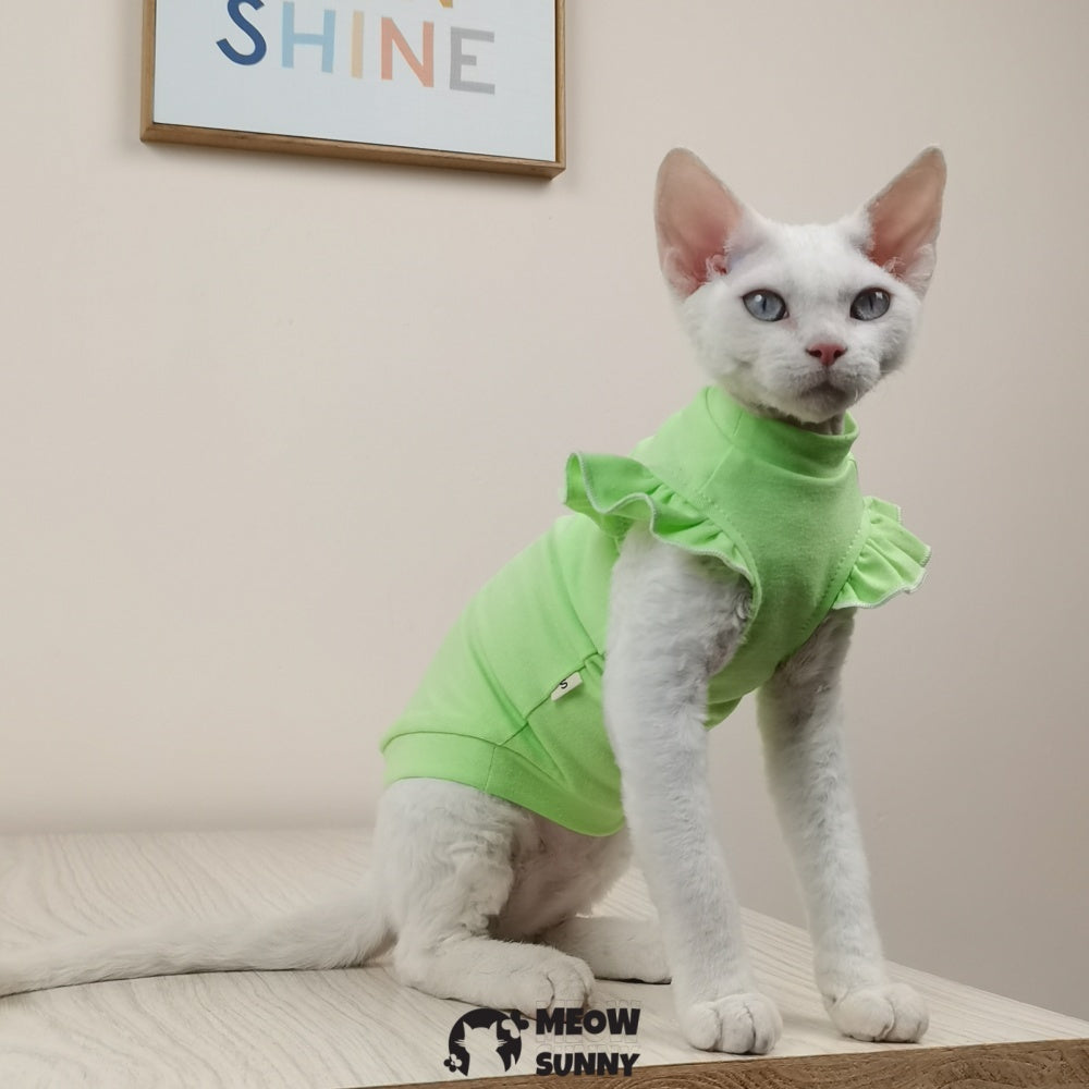 Sphynx Hairless Cat Clothes Cute Breathable colorful Dress