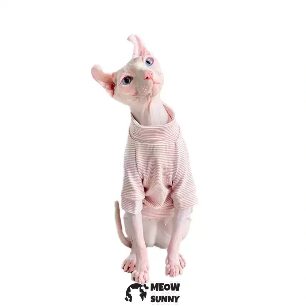 Sphynx Sleeveless Bodysuit Elastic Hairless Cute Multicolor Cat Clothes