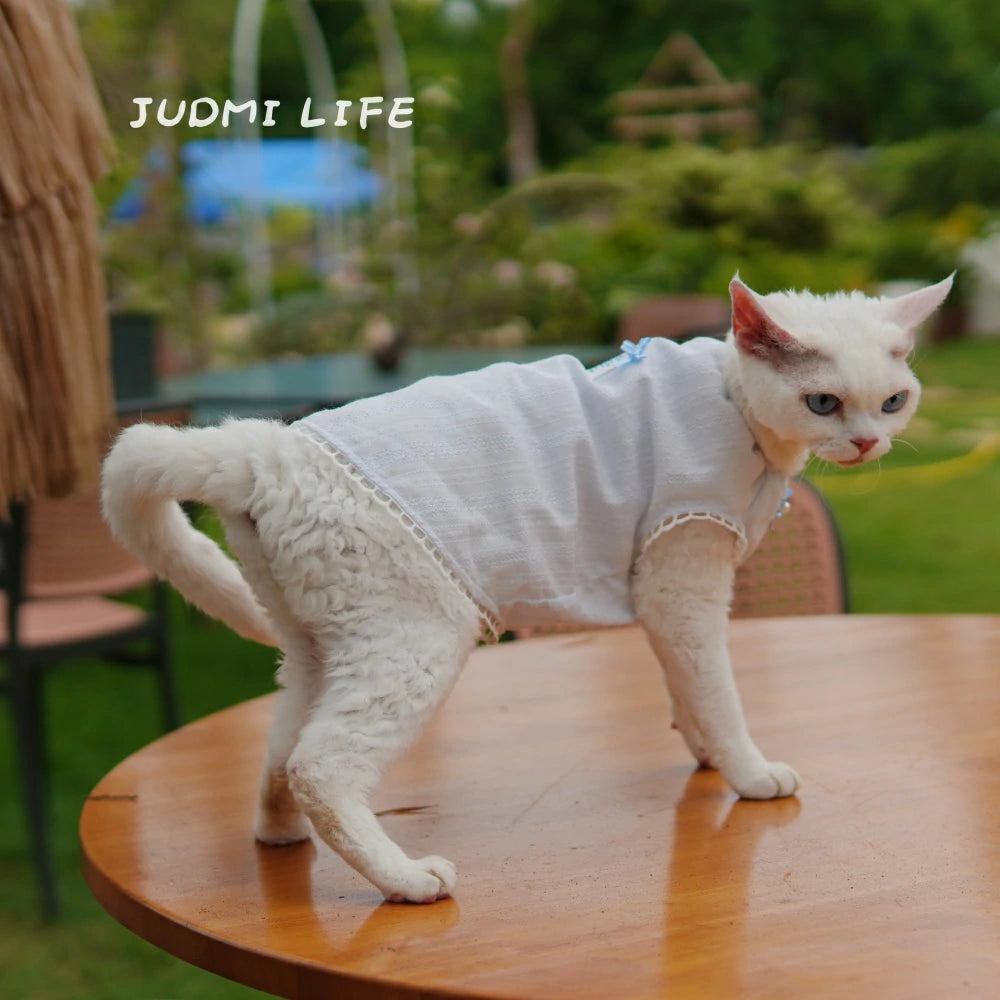 Summer Cat Clothes Daisy Flowers Cute Pet Dress Sleeveless