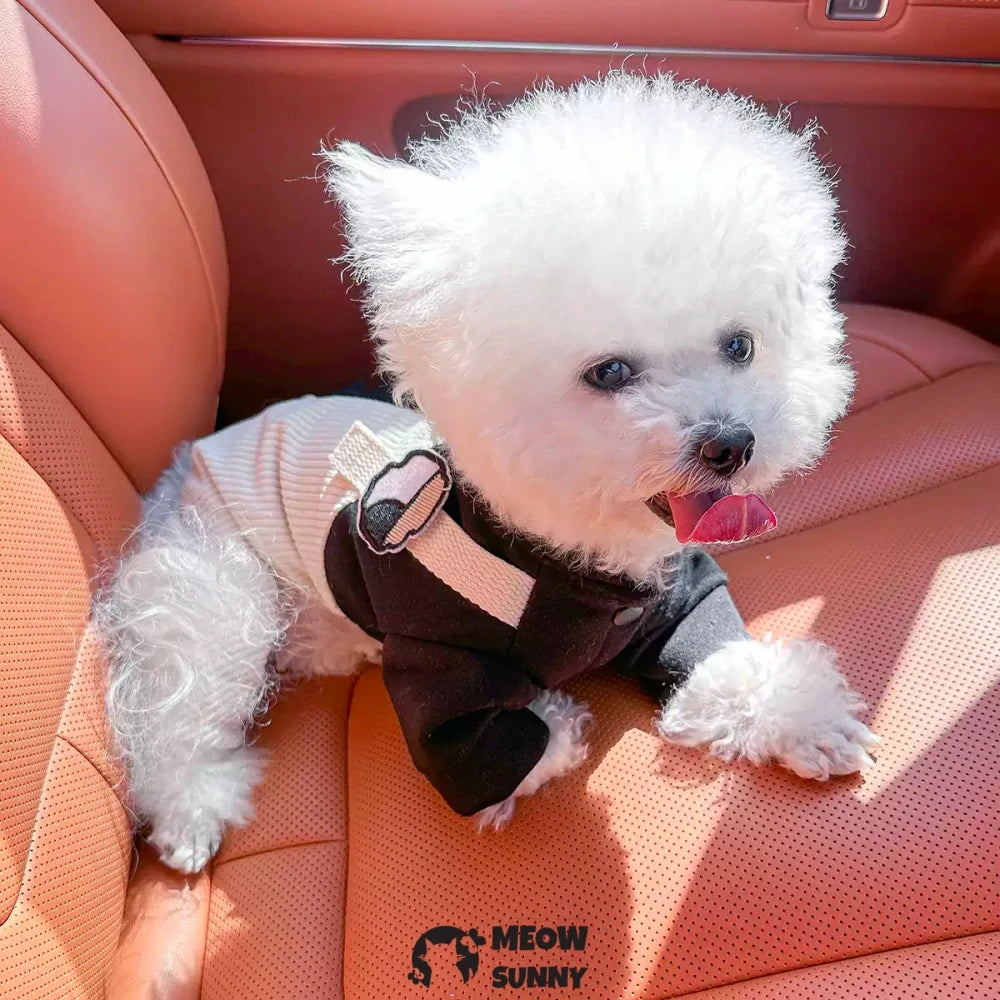 Summer dog clothes traction overalls anti-hair shedding