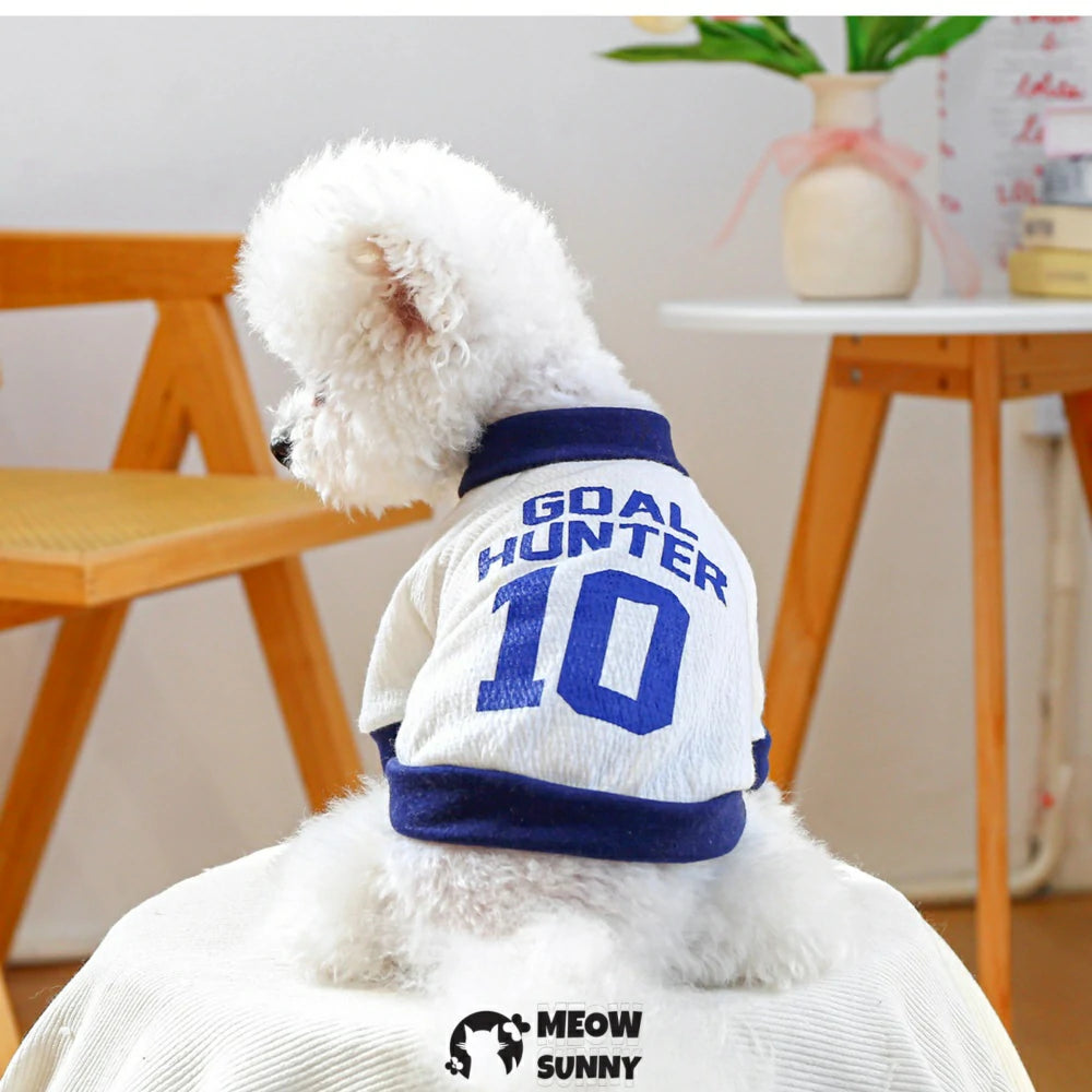Teddy Bichon Vest Pet Clothes Pullover Sports Style Jersey