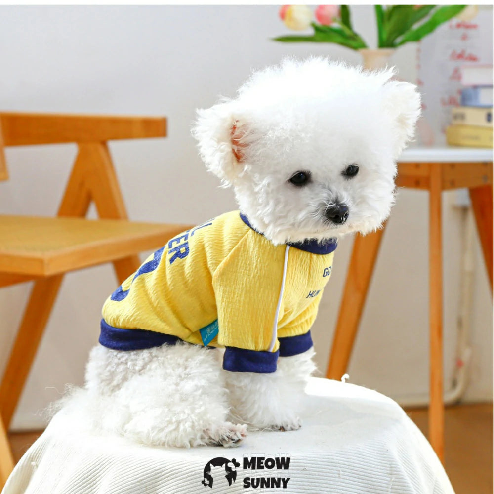 Teddy Bichon Vest Pet Clothes Pullover Sports Style Jersey