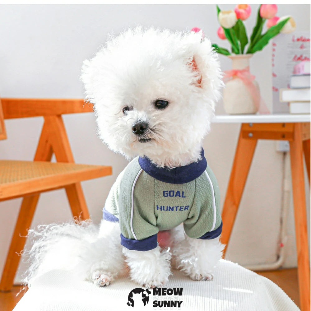 Teddy Bichon Vest Pet Clothes Pullover Sports Style Jersey