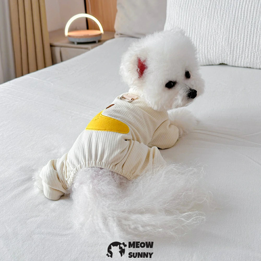 Thin summer dog clothes, anti-hair loss, traction clothes
