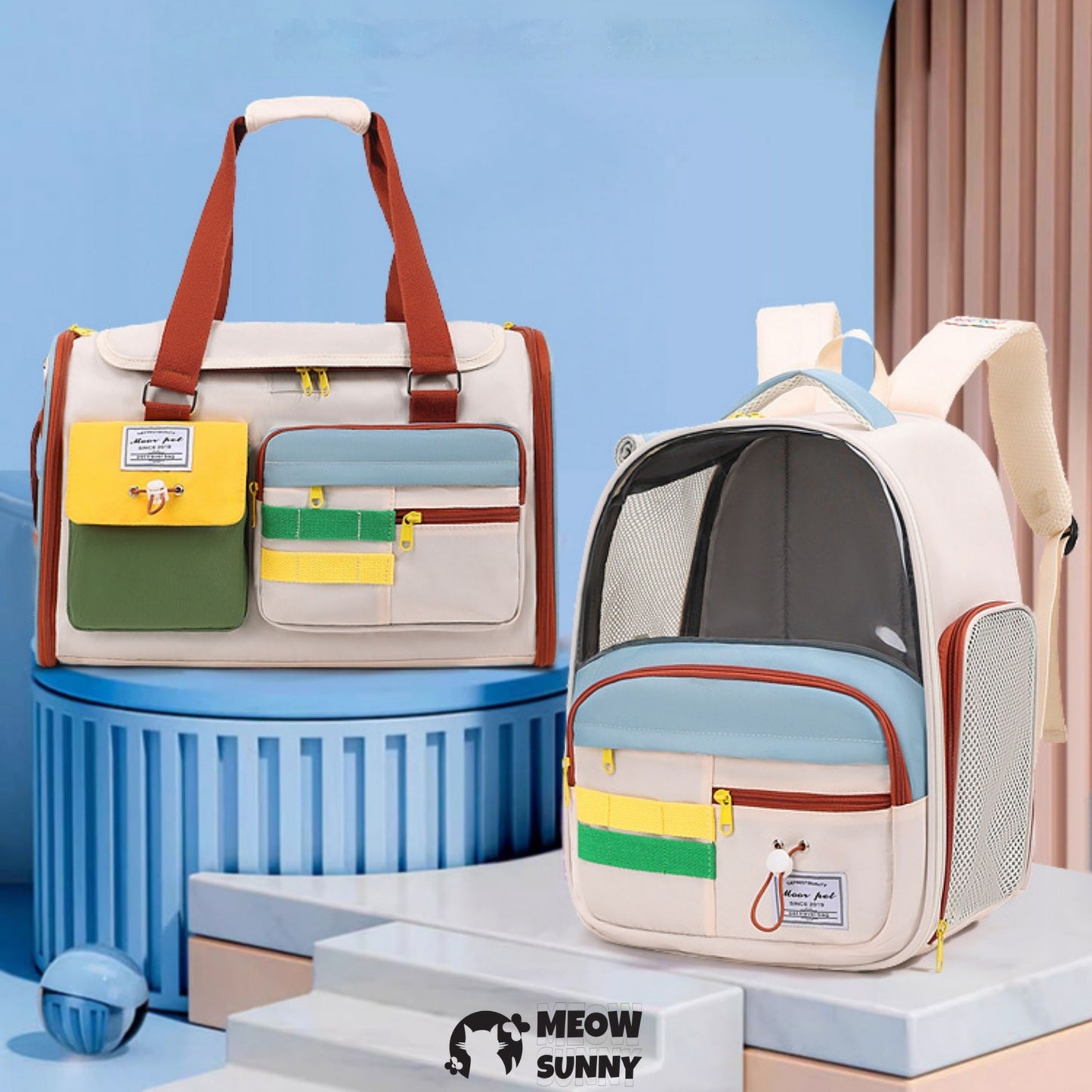 Fashion Deluxe Backpack Dog & Cat Carrier