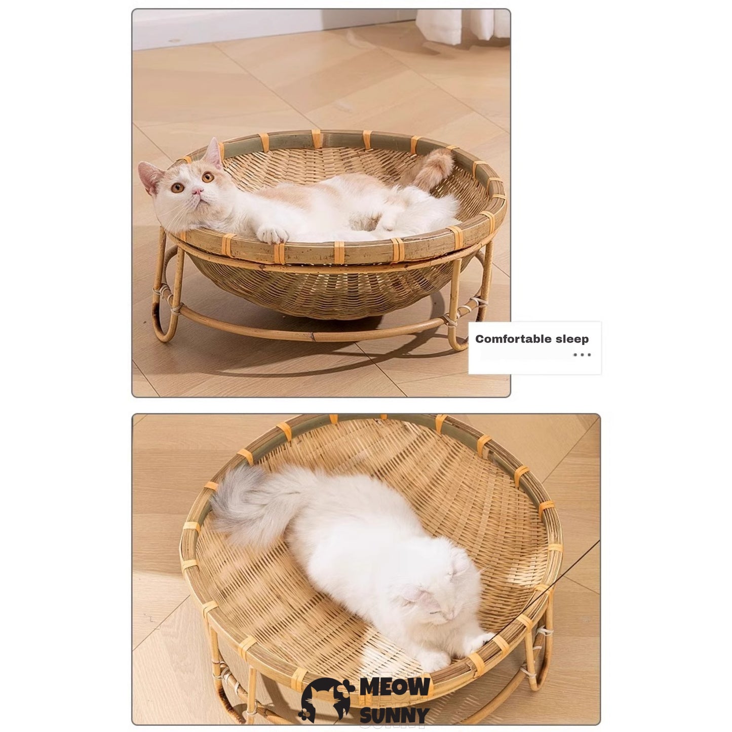 Rattan Pets Leo Bolster Dog & Cat Bed
