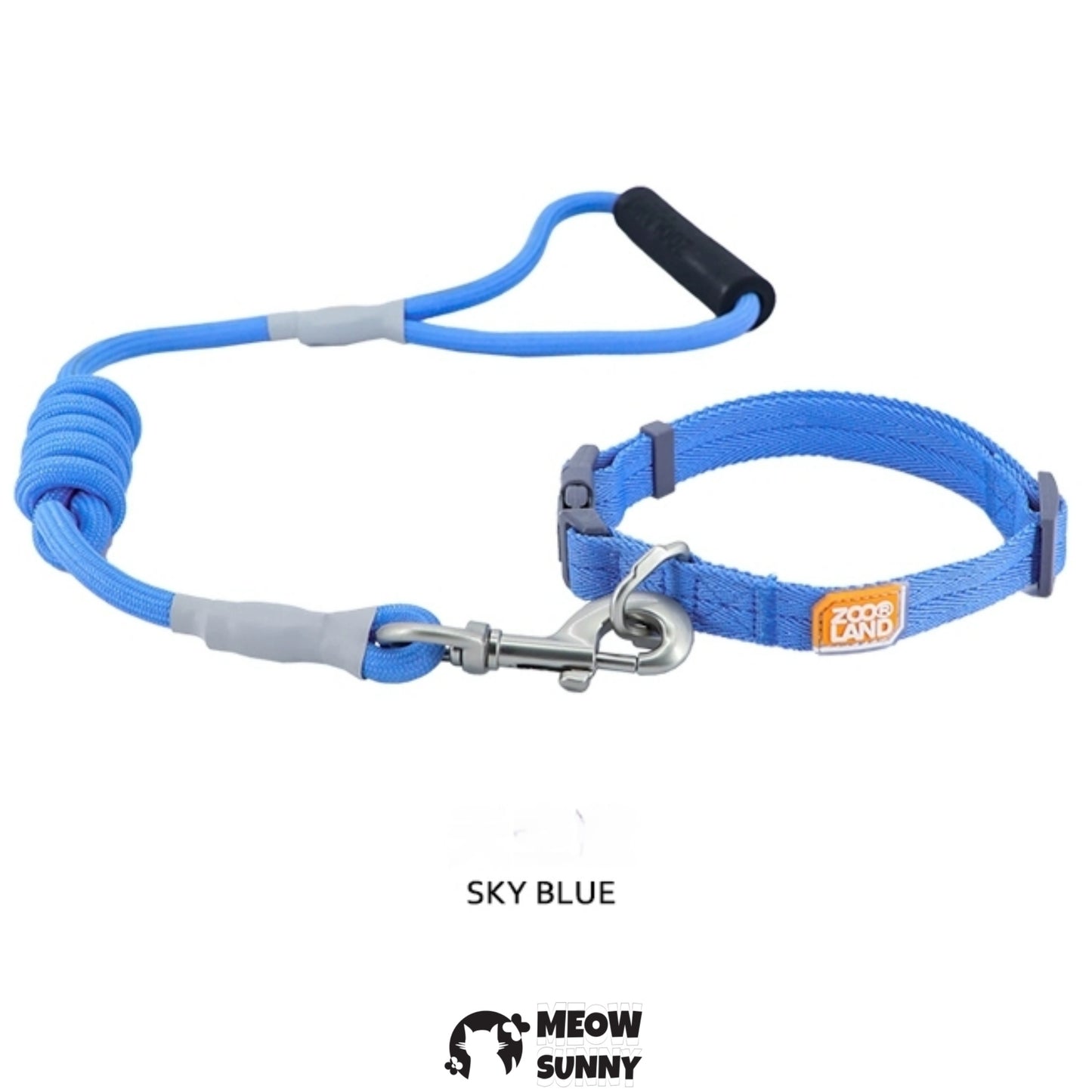 Traction Rope & Collar Set Dog Leash Dog Walking Rope Collar