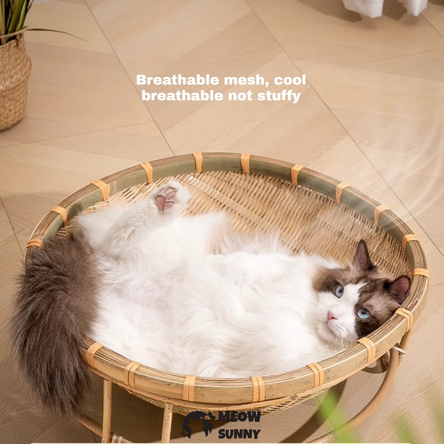 Rattan Pets Leo Bolster Dog & Cat Bed