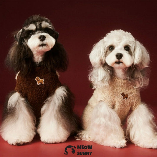 puppy clothes autumn and winter sweater vest