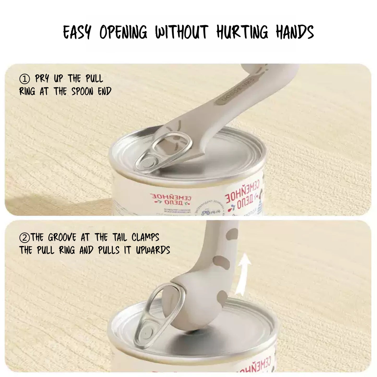 Pet Food Can Lid& Can Opener,Cat Food Spoon for Wet Food
