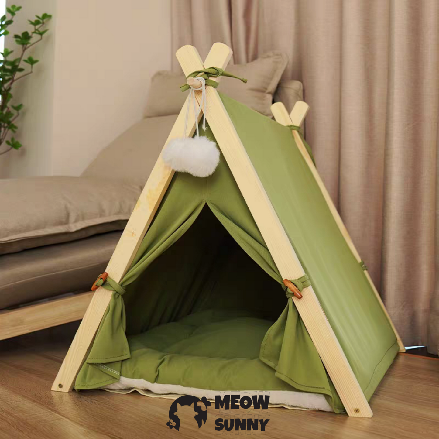 Best Pet Supplies Dog & Cat Picnic Camping Tent Bed