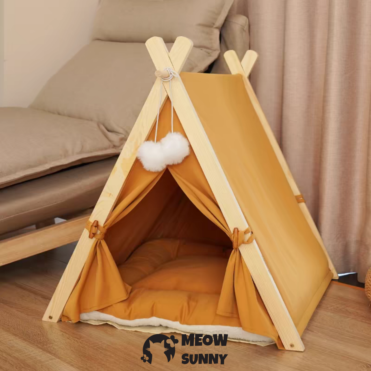 Best Pet Supplies Dog & Cat Picnic Camping Tent Bed