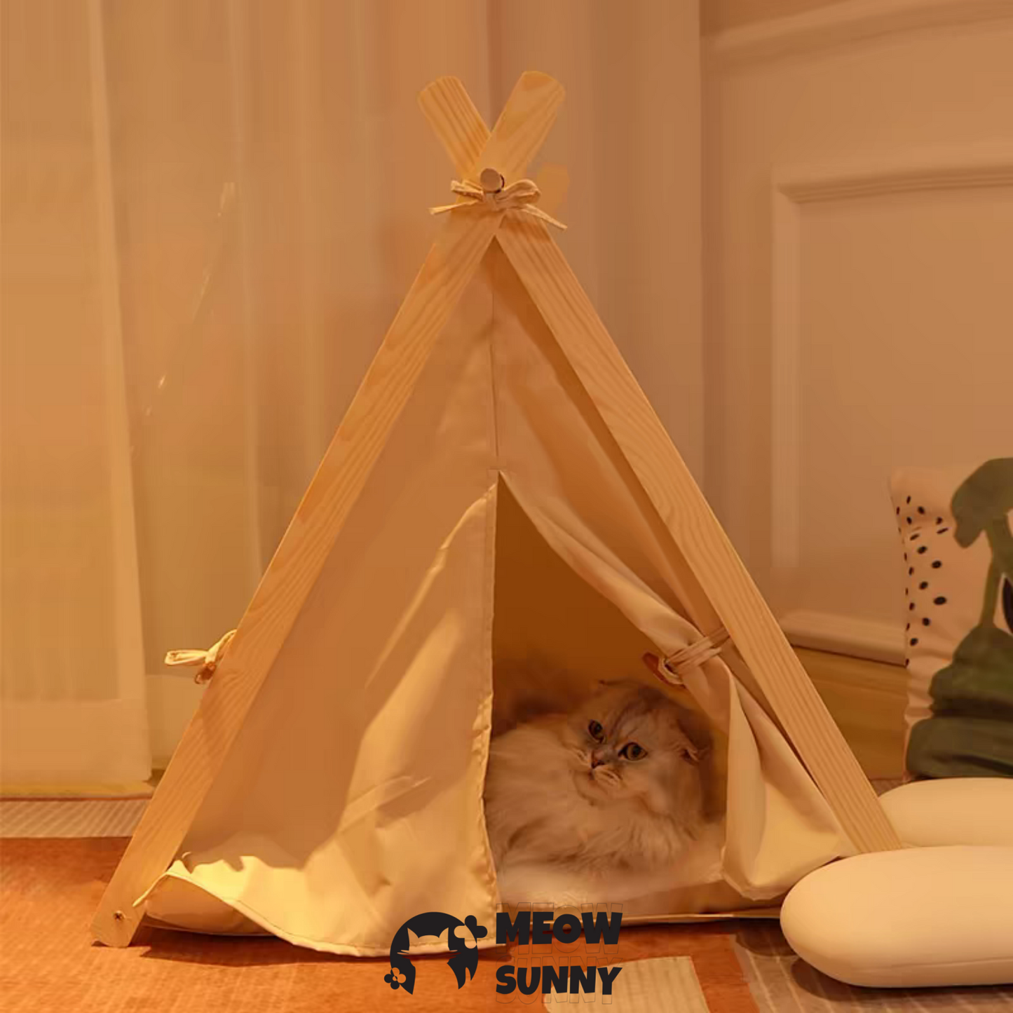 Best Pet Supplies Dog & Cat Picnic Camping Tent Bed