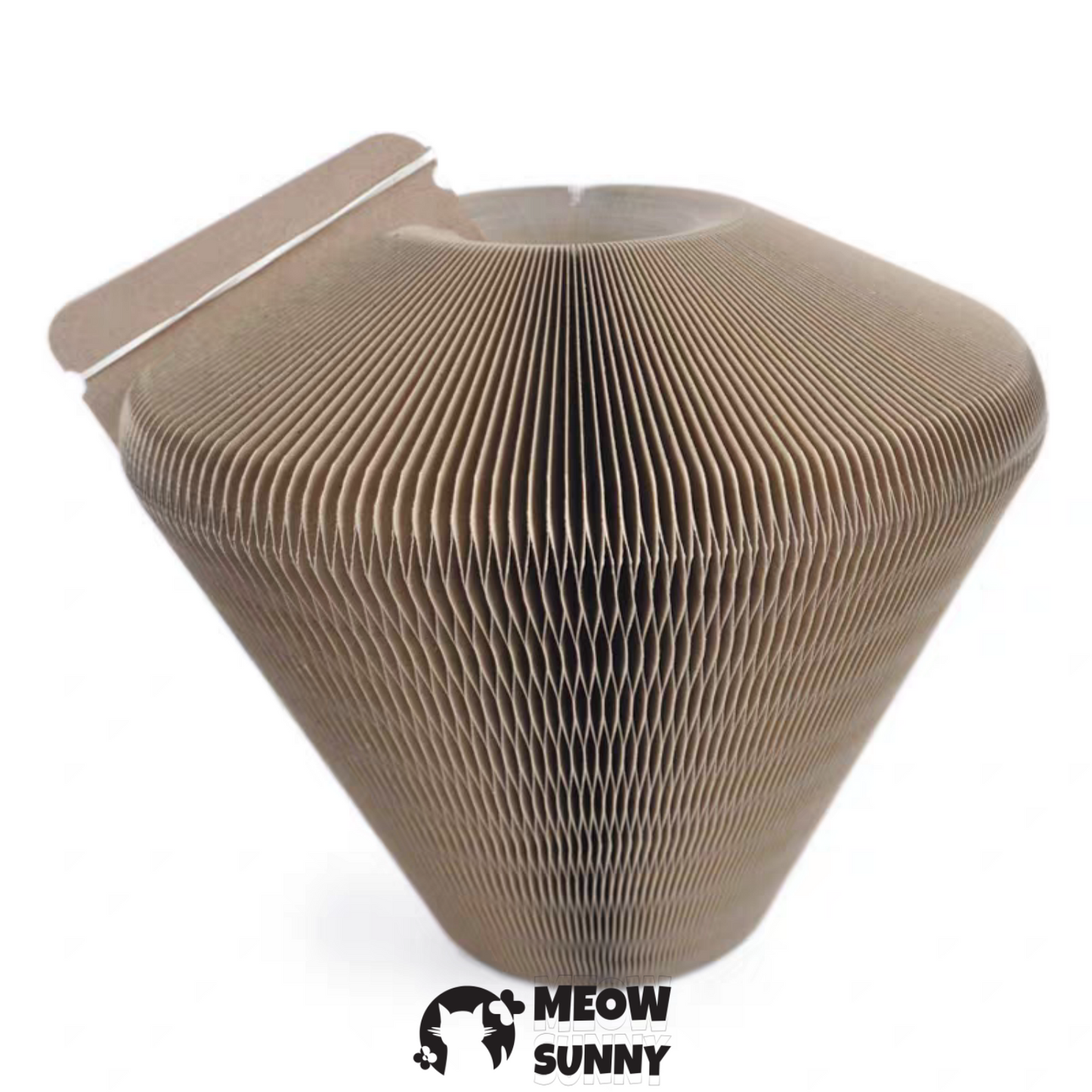 Shapeable, deformable, fixed shape, change style, comfortable scratching board for cats
