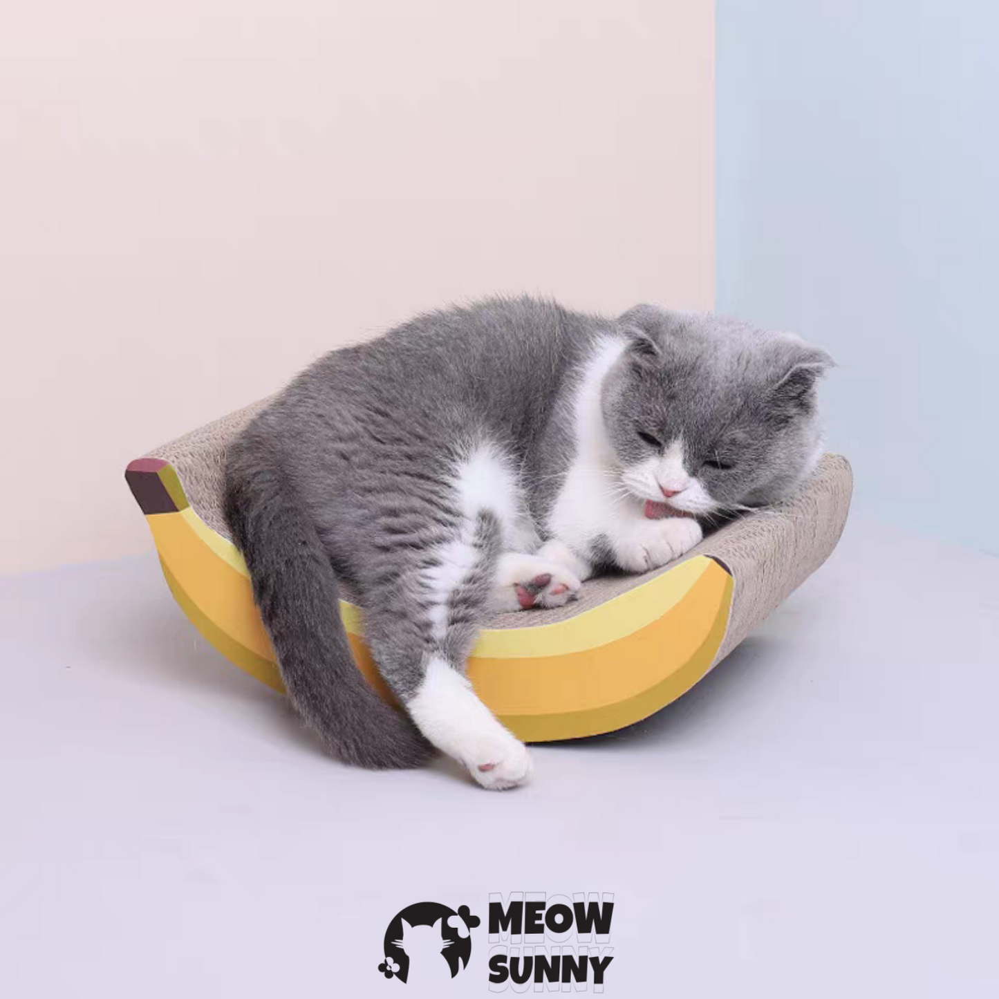 Banana Shaped Scratching Pad Cat Toy
