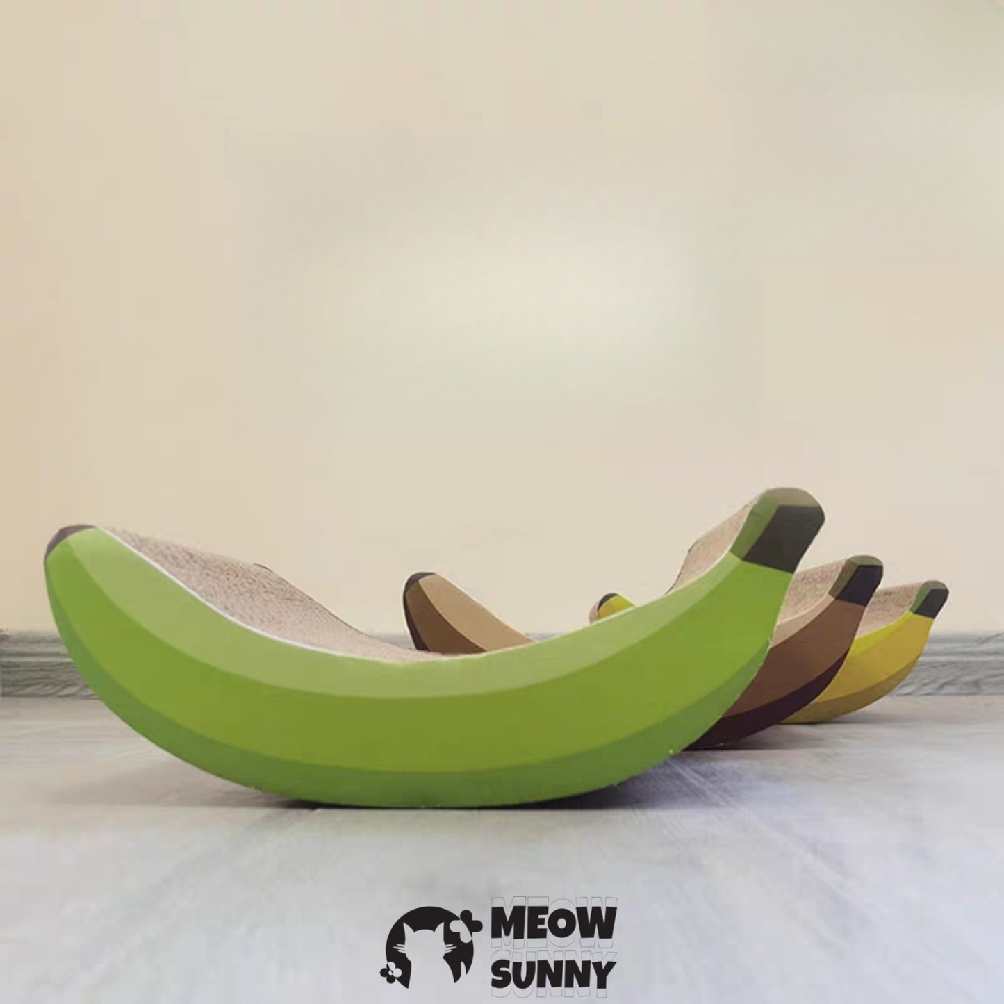 Banana Shaped Scratching Pad Cat Toy