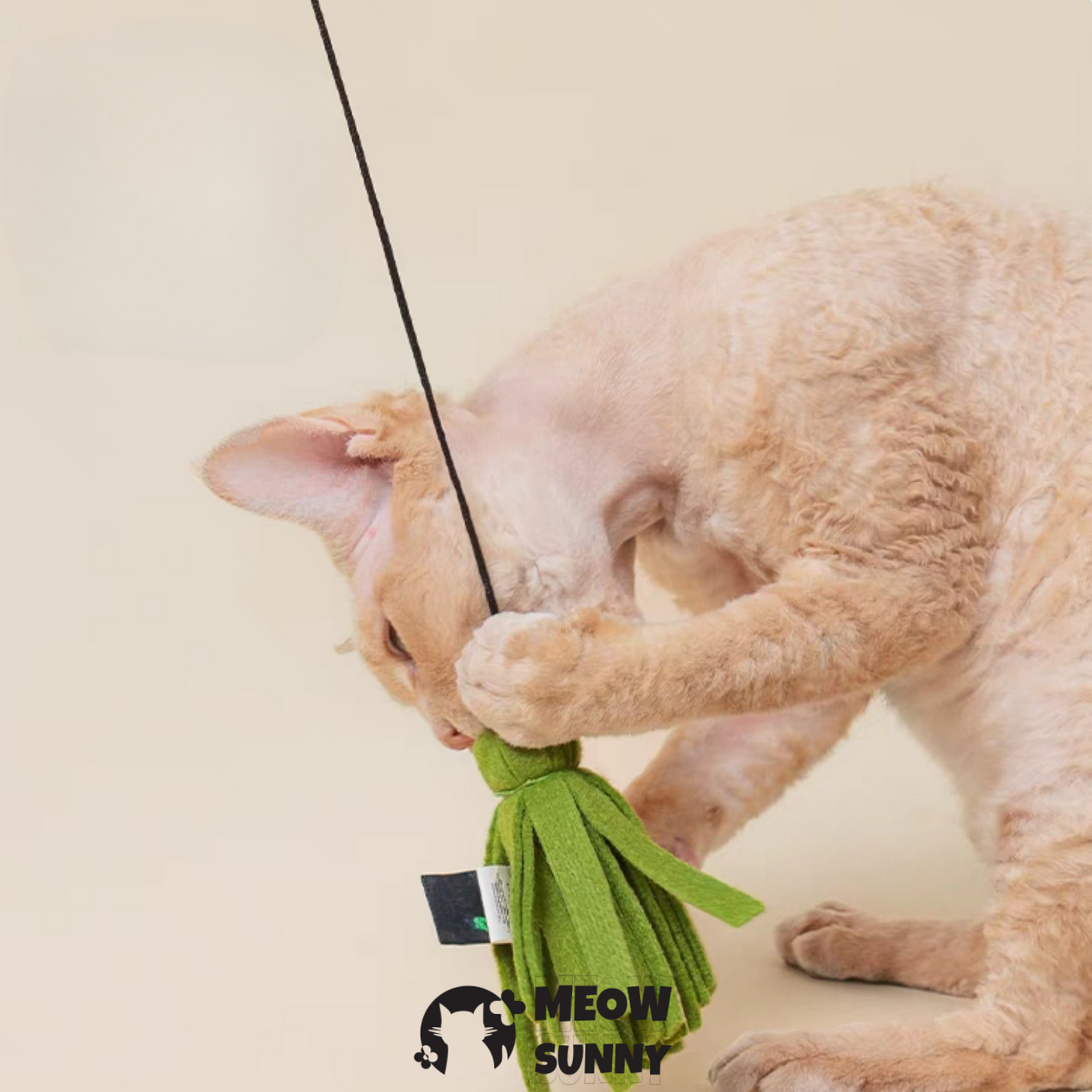 Outward Hound Tail Teaser with Catnip Cat Teaser Toy