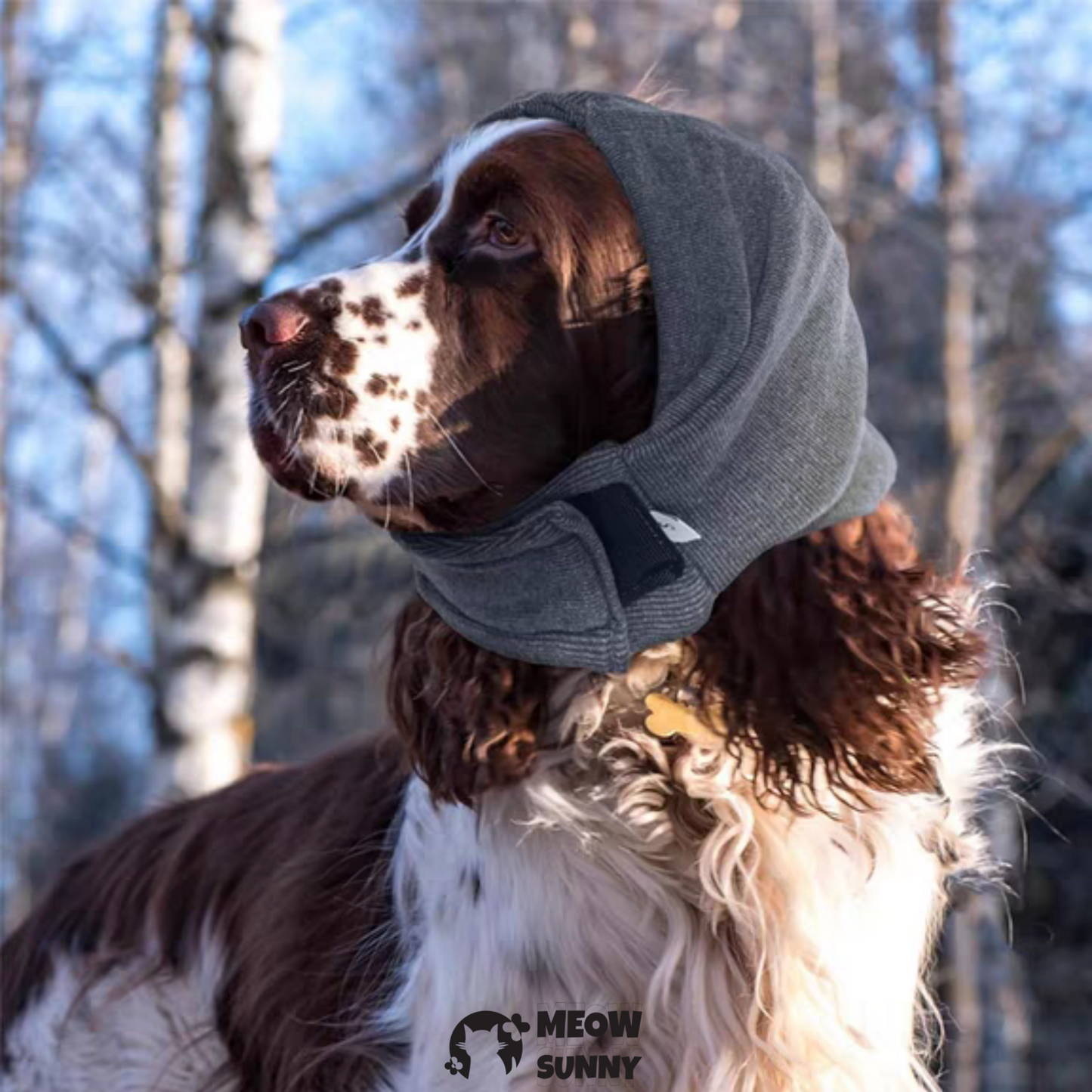 Pet dog Soothing Headgear Neck Scarf to Prevent Thunder and Scare and Soothe Emotions
