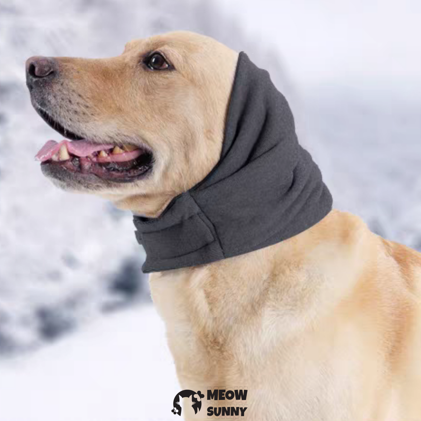 Pet dog Soothing Headgear Neck Scarf to Prevent Thunder and Scare and Soothe Emotions