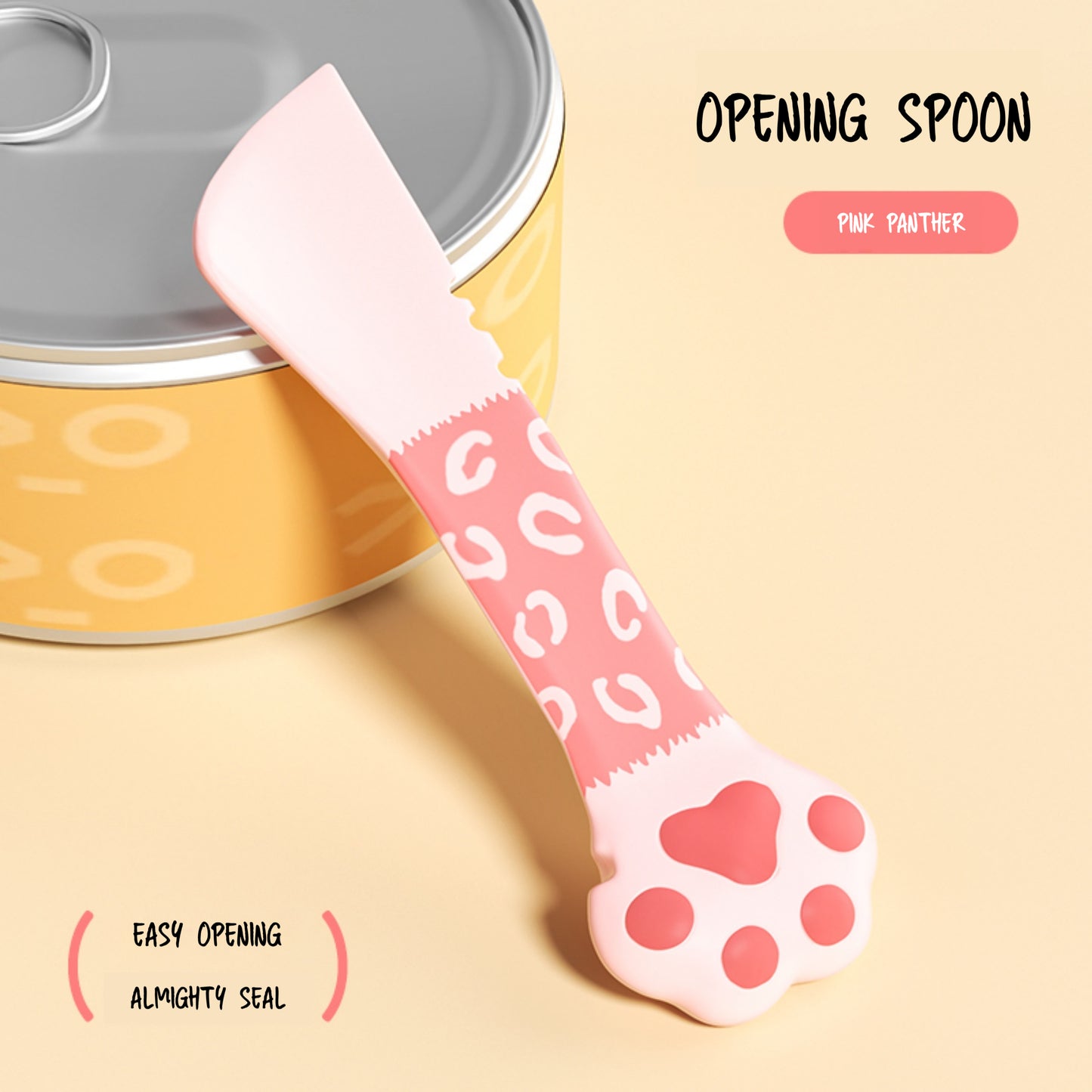 Pet Food Can Lid& Can Opener,Cat Food Spoon for Wet Food