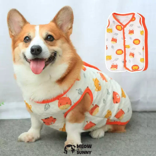 Corgi winter clothes with cute animal patterns
