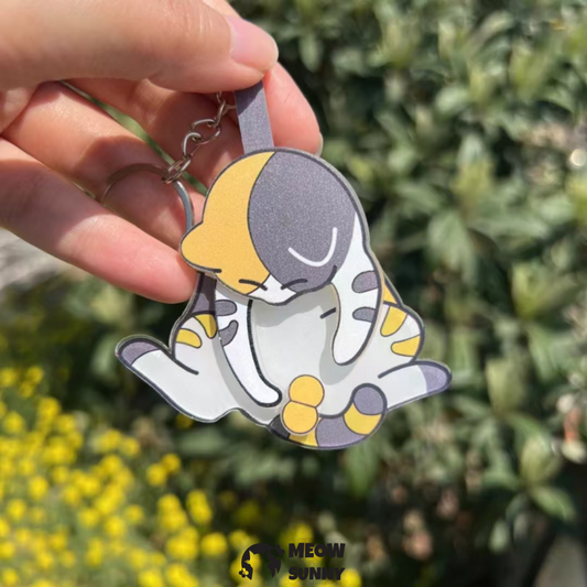 Funny Cat Keychain