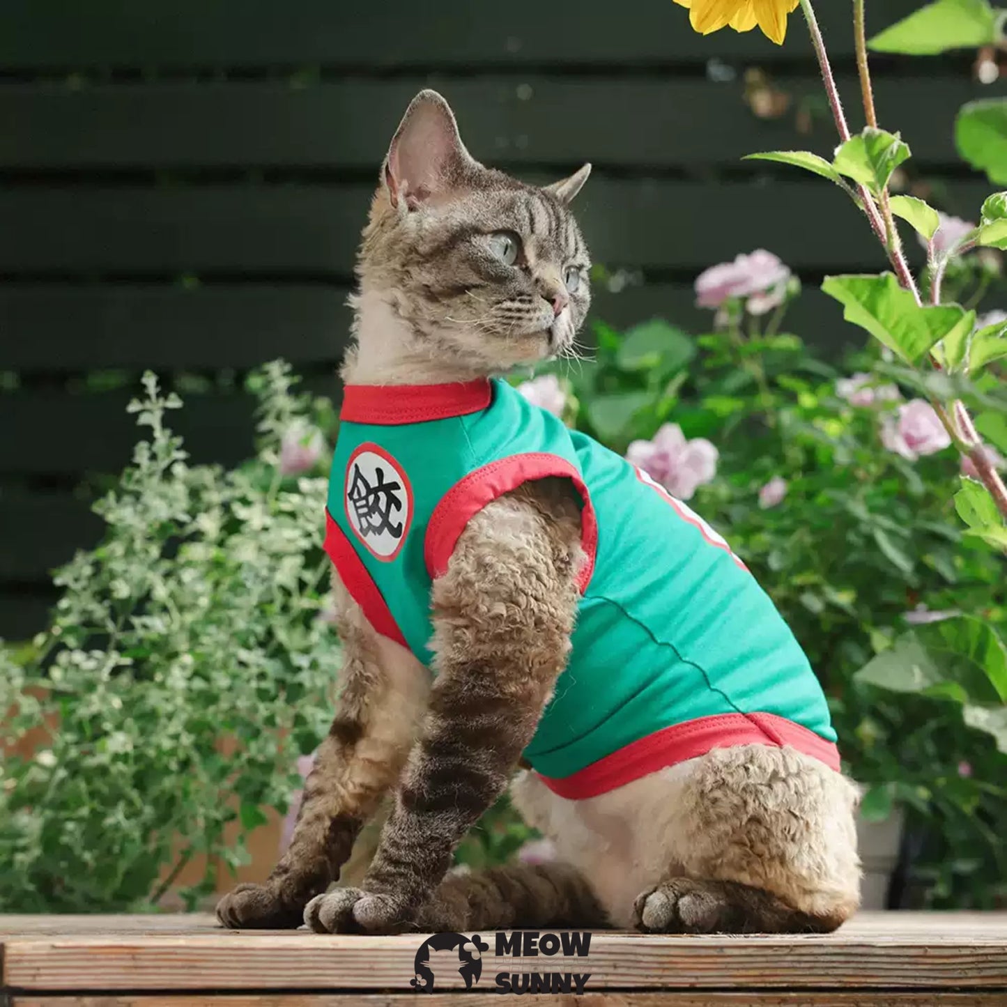 Summer thin cotton breathable cartoon cat vest