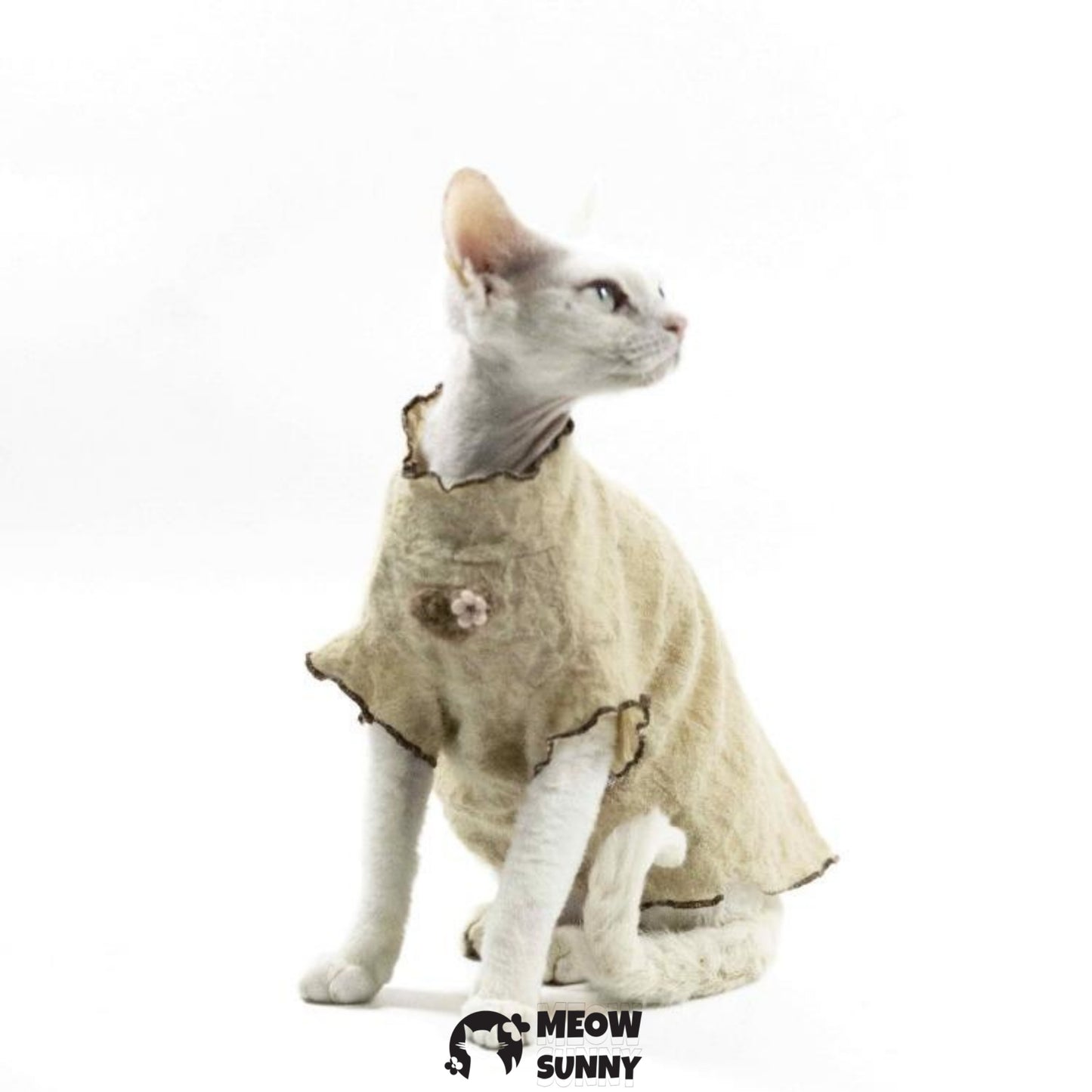 Pet Cat Wool Lady Breathable Soft Skin-friendly Lace Vest