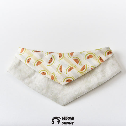 Fresh Summer Watermelon Pattern Cat & Dog Triangular Bibs