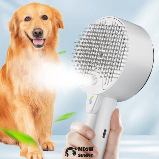 Cleaning Steamy Pet Brush,Anti-Static