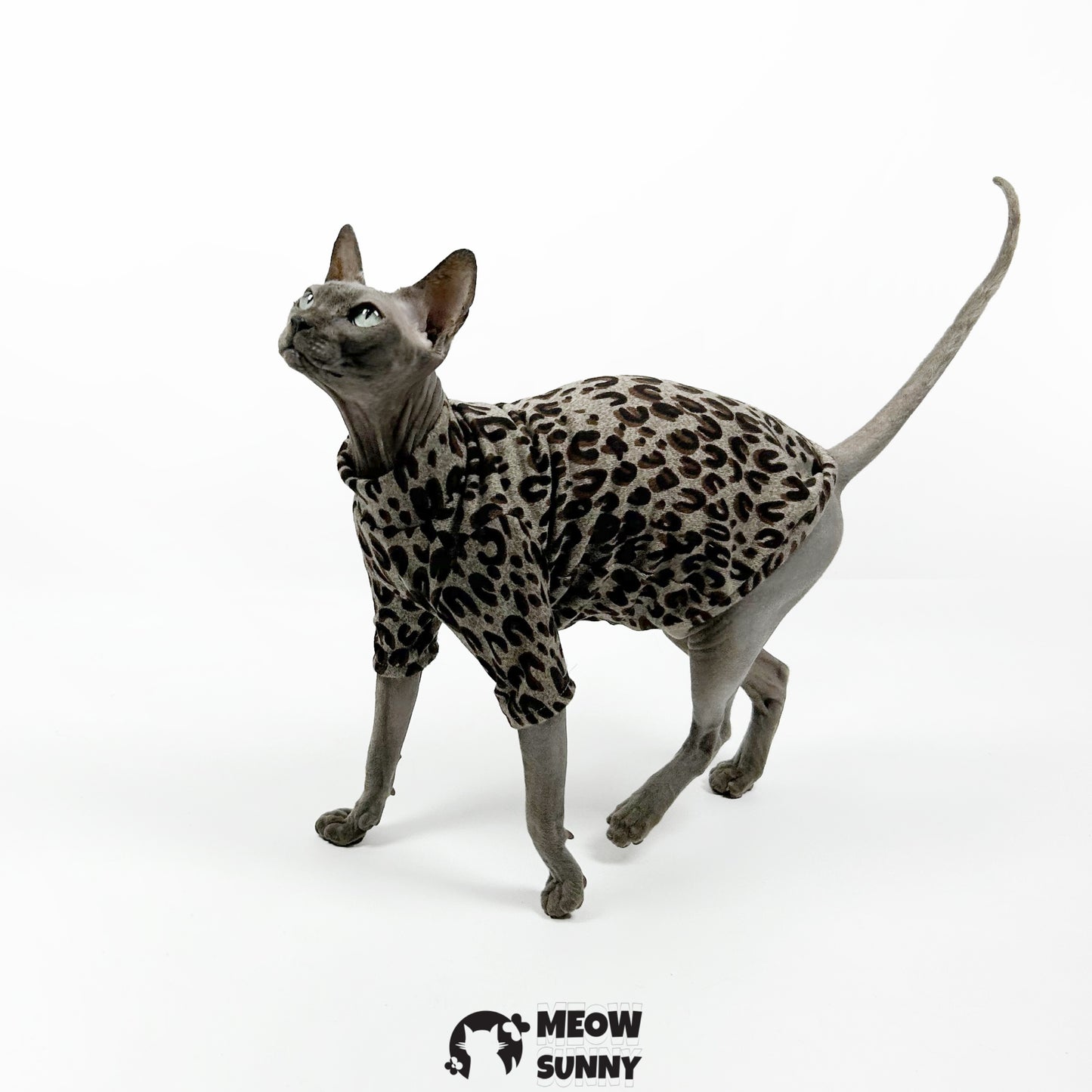 Leopard Print Thin Pet Cat & Dog Bottoming Shirt Trendy And Cool