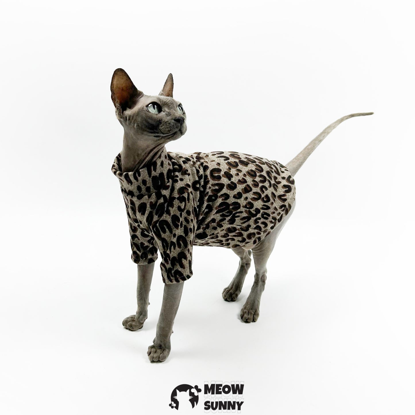 Leopard Print Thin Pet Cat & Dog Bottoming Shirt Trendy And Cool