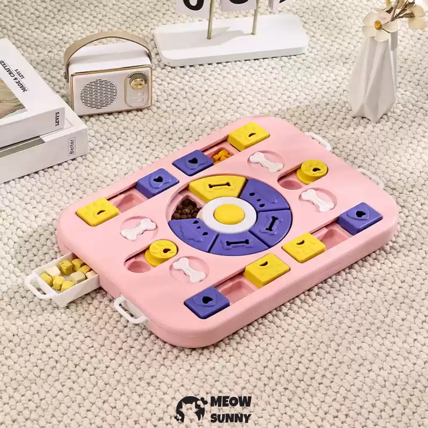 Brightkins DJ Doggo Puzzle Feeder Dog Toy