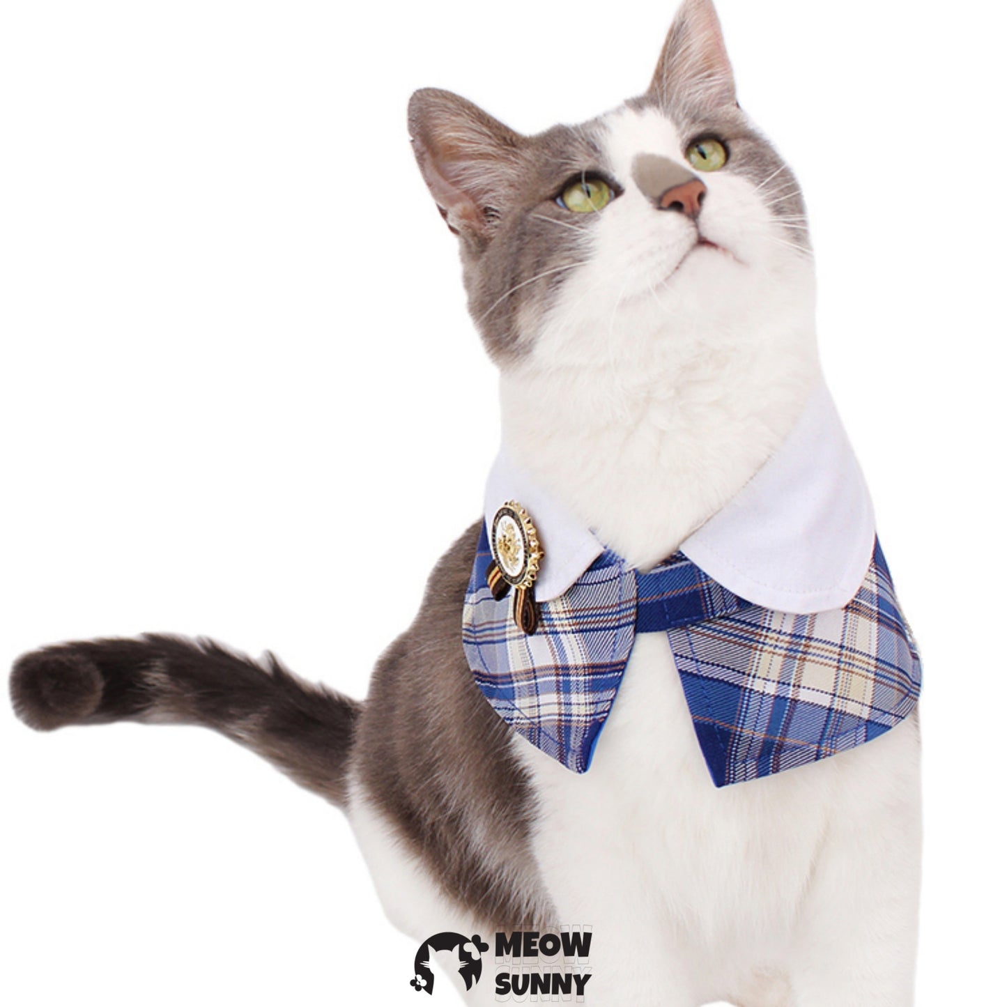 Elegant Dog & Cat Cape Plaid Holiday Pajama